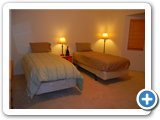Master Bedroom with two twin extra long beds.   Beds can be pushed together - turns into king bed.
DSCN0119